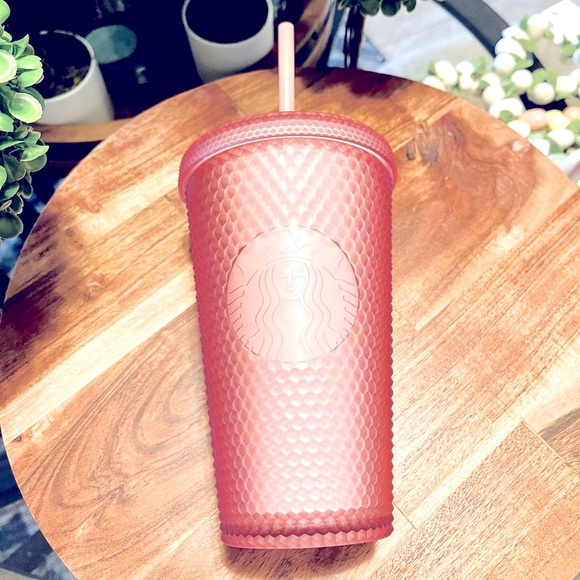 ππΈ Starbucks πΈπ Pink Lemonade/ Rose Gold Jelly Studded Tumbler - Picture 2 of 14